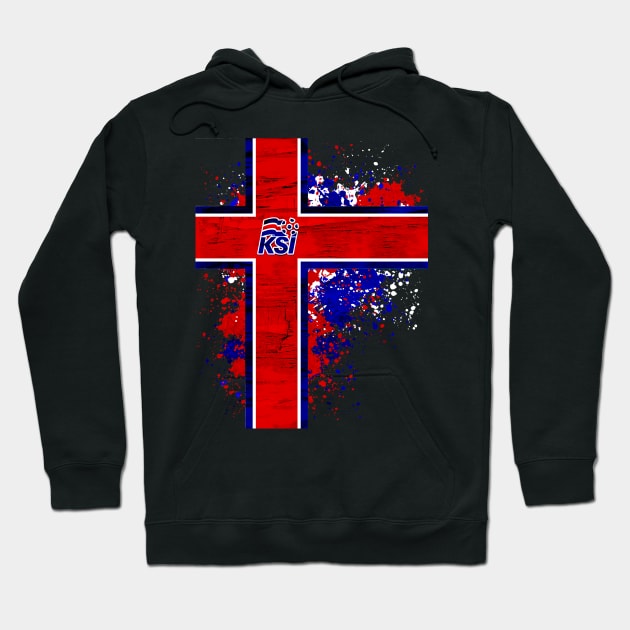 Iceland World Cup Shirt Hoodie by TheRoyalLioness